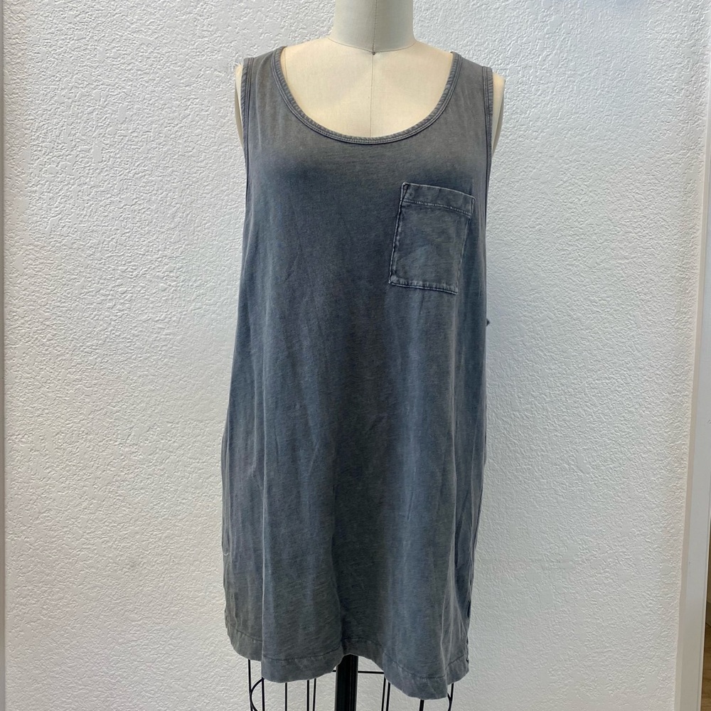 Gray Tunic Tank Top